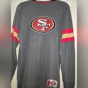San Francisco 49ers Gray Long Sleeve Shirt